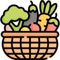 picto panier de légumes