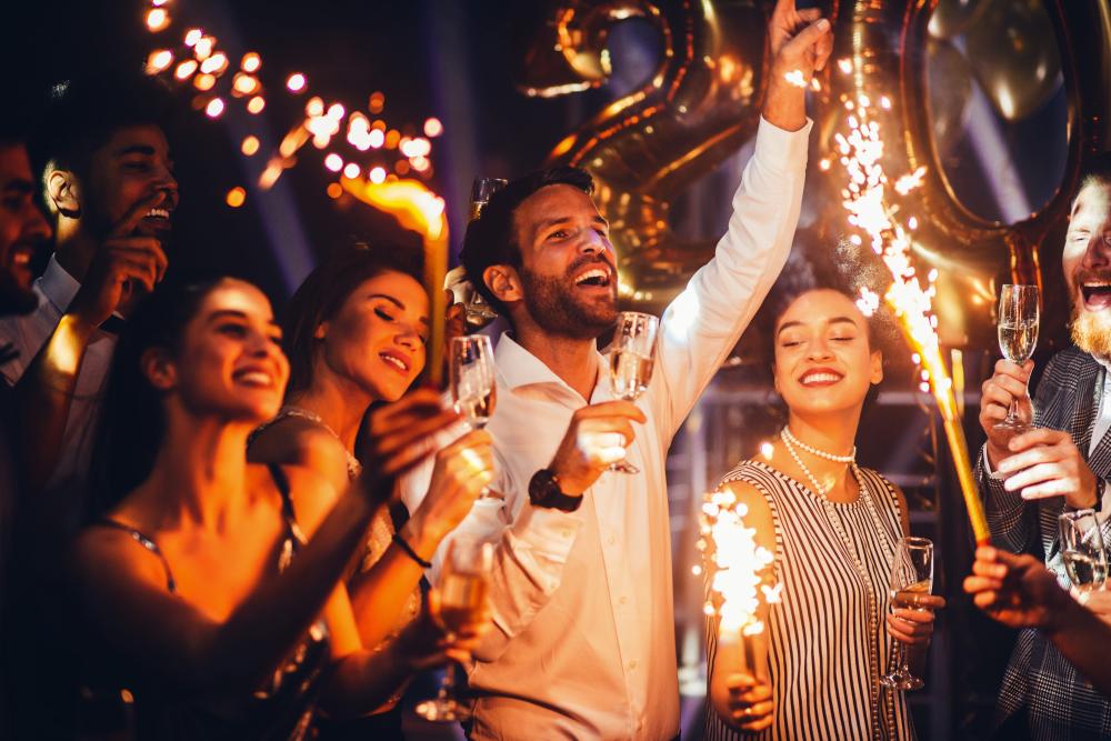 personne qui font la fête